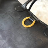 クリスチャン ディオール ヴィンテージ シャドー トロッター PVC / レザー ボストンバッグ ブラック - NEWSED