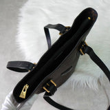 セリーヌ マカダム PVC レザー トートバッグ バケツ型 ブラウン / ブラック - NEWSED