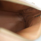 セリーヌ ヴィンテージ マカダム PVC /レザー ミニボストンバッグ ハンドバッグ ブラウン - NEWSED