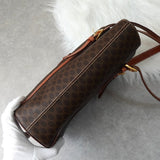 セリーヌ マカダム PVC/レザー バケツ型 トートバッグ ブラウン - NEWSED