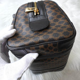 セリーヌ マカダム PVC ミニボストンバッグ ブラック - NEWSED