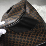 セリーヌ マカダム PVC ボストンバッグ ブラック - NEWSED