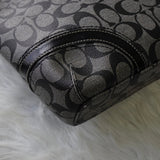 コーチ シグネチャー PVC トートバッグ ブラック F18917 - NEWSED