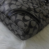 コーチ シグネチャー PVC トートバッグ ブラック F18917 - NEWSED