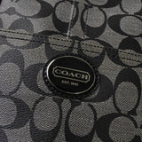 コーチ シグネチャー PVC トートバッグ ブラック F18917 - NEWSED