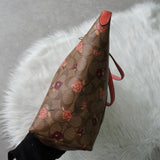 コーチ シグネチャー フラワー PVC トートバッグ ベージュ F66880 - NEWSED