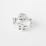 ホーセンブース QUAD LINK シルバー925 指輪 リング サイズ9 / 19号 新品仕上げ - NEWSED