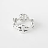 ホーセンブース QUAD LINK シルバー925 指輪 リング サイズ9 / 19号 新品仕上げ - NEWSED