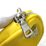 プラダ テスートナイロン / サフィアーノレザー トライアングルロゴ Re - Edition 2005 2WAY ショルダーバッグ ワンショルダーバッグ イエロー - NEWSED