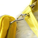 プラダ テスートナイロン / サフィアーノレザー トライアングルロゴ Re - Edition 2005 2WAY ショルダーバッグ ワンショルダーバッグ イエロー - NEWSED