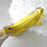 プラダ テスートナイロン / サフィアーノレザー トライアングルロゴ Re - Edition 2005 2WAY ショルダーバッグ ワンショルダーバッグ イエロー - NEWSED