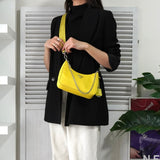 プラダ テスートナイロン / サフィアーノレザー トライアングルロゴ Re - Edition 2005 2WAY ショルダーバッグ ワンショルダーバッグ イエロー - NEWSED