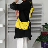 プラダ テスートナイロン / サフィアーノレザー トライアングルロゴ Re - Edition 2005 2WAY ショルダーバッグ ワンショルダーバッグ イエロー - NEWSED