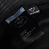 プラダ RE - NYLON ポコノ テスート ナイロン バケットハット 帽子 トライアングルロゴ ブラック / ゴールド - NEWSED