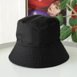 プラダ RE - NYLON ポコノ テスート ナイロン バケットハット 帽子 トライアングルロゴ ブラック / ゴールド - NEWSED