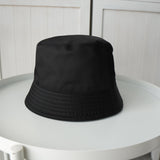 プラダ RE - NYLON ポコノ テスート ナイロン バケットハット 帽子 三角プレート トライアングルロゴ ブラック 保存袋付き - NEWSED