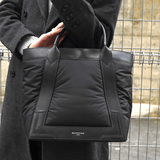 バレンシアガ カバス S ナイロン / レザー トートバッグ ブラック - NEWSED