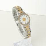 エルメス セリエ SE4.220 1012095 ステンレススチール ゴールドプレート クォーツ 白文字盤 腕時計 レディース 電池交換済み - NEWSED