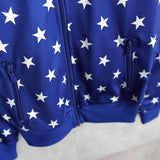 アディダス トラックジャケット スター 星柄 ブルー S〜M相当 - NEWSED