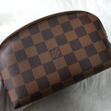 ルイヴィトン ダミエ ポシェットコスメティック SPオーダー ポーチ ブラウン - NEWSED