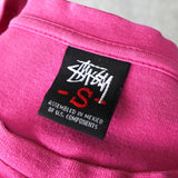 オールド ステューシー SSリンク プリント Tシャツ ピンク - NEWSED