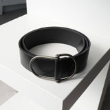 サンローラン パリ レザー ベルト 80 メンズ ブラック