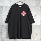 アミパリ アミパリス ハートロゴ ワッペン オーバーサイズ Tシャツチャコールグレー - NEWSED
