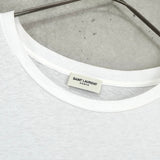 サンローラン プリント Tシャツ ホワイト - NEWSED