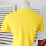 クレージュ ロゴ スポーティー生地 Tシャツ 半袖トップス イエロー レディース - NEWSED