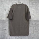 エムエムシックス メゾン マルジェラ カレンダーロゴ フェイクレイヤード Tシャツ カーキグレー レディース - NEWSED
