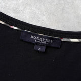 バーバリー ラインストーン ロゴ Tシャツ ブラック レディース - NEWSED