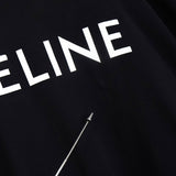 セリーヌ クラシック ロゴ Tシャツ ブラック - NEWSED