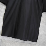 ヴァレンティノ 異素材切り替え ロゴ Tシャツ ブラック - NEWSED