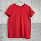 ポロラルフローレン ロゴ 刺繍 Tシャツ レッド - NEWSED
