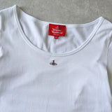 ヴィヴィアン ウエストウッド レッドレーベル オーブ Tシャツ ホワイト レディース - NEWSED