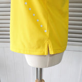 クレージュ ロゴ スポーティー生地 Tシャツ 半袖トップス イエロー レディース - NEWSED