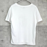 サンローラン プリント Tシャツ ホワイト - NEWSED