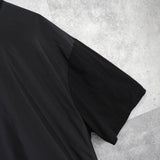 ヴァレンティノ 異素材切り替え ロゴ Tシャツ ブラック - NEWSED