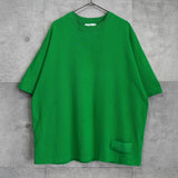 アミパリ アミ パリス ネームタグ Tシャツ グリーン - NEWSED