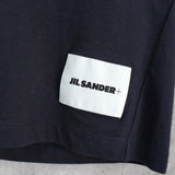 ジルサンダー ロゴパッチ Tシャツ ネイビー - NEWSED
