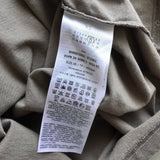エムエムシックス メゾン マルジェラ カレンダーロゴ フェイクレイヤード Tシャツ カーキグレー レディース - NEWSED