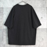 アミパリ アミパリス ハートロゴ ワッペン オーバーサイズ Tシャツチャコールグレー - NEWSED