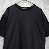 ヴァレンティノ 異素材切り替え ロゴ Tシャツ ブラック - NEWSED