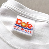 ドール ハワイ 企業 ロゴ Tシャツ ホワイト - NEWSED