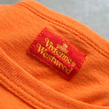 ヴィヴィアン ウエストウッド オーブ Tシャツ オレンジ レディース - NEWSED