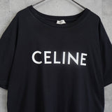 セリーヌ クラシック ロゴ Tシャツ ブラック - NEWSED