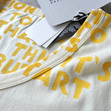 メゾンマルジェラ エイズT Vネック Tシャツ 半袖トップス イエロー タグ付き未使用品 - NEWSED