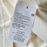 メゾン マルジェラ エイズT Vネック Tシャツ 半袖トップス イエロー タグ付き未使用品 - NEWSED