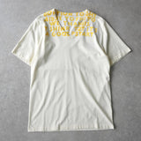 メゾン マルジェラ エイズT Vネック Tシャツ 半袖トップス イエロー タグ付き未使用品 - NEWSED