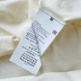 メゾンマルジェラ エイズT Vネック Tシャツ 半袖トップス イエロー タグ付き未使用品 - NEWSED